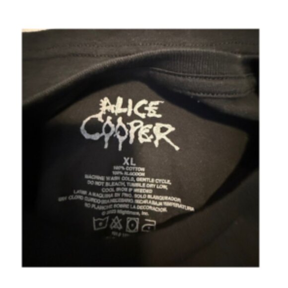 Alice Cooper Tour Tee, Size XL, Rock ‘n Roll Classic - Picture 5 of 7